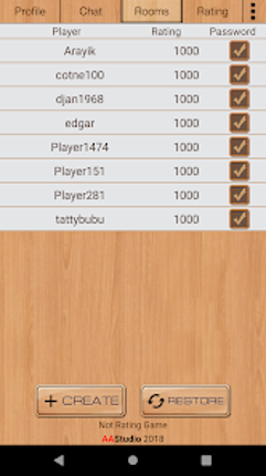 Backgammon screenshot