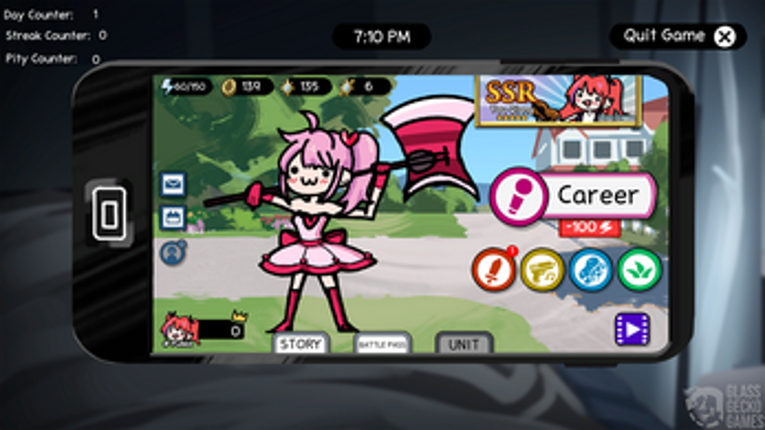 Genki Girls Go! : Gacha Dailies Simulator screenshot