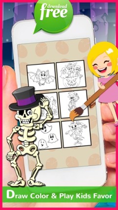 Halloween Coloring Book Free For Kids And Toddlers screenshot