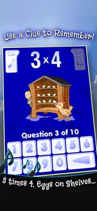 HappyMath Multiplication Facts screenshot