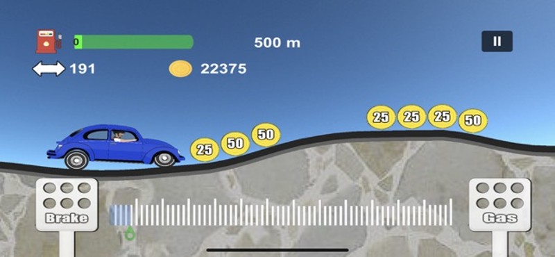 Hill racing car - Crazy game Image