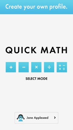 Quick Math - Mental Arithmetic screenshot