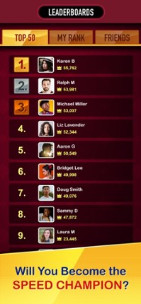 SPEED - Heads Up Solitaire screenshot