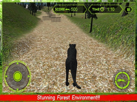 Wild Black Panther Attack Simulator 3D – Hunt the Zebra, Deer &amp; Other Animal in Wildlife Safari Image