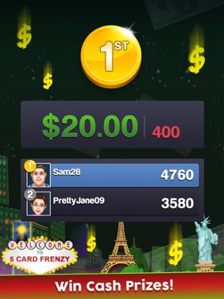 5 Card Frenzy: Solitaire Money screenshot