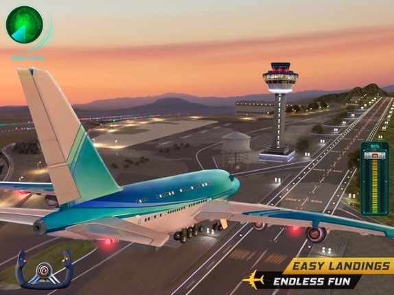 Airplane Pilot Flight: 3D Game screenshot