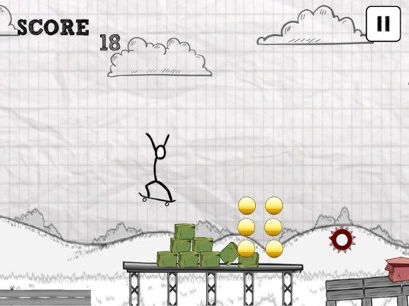 Awesome Skater Stickman screenshot