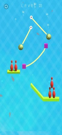 Bowling Cut Rope Puzzle screenshot