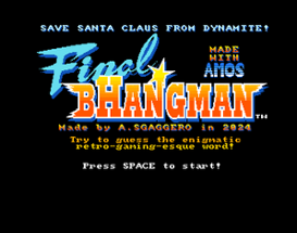 Final bHangman for Commodore AMIGA 500 Image