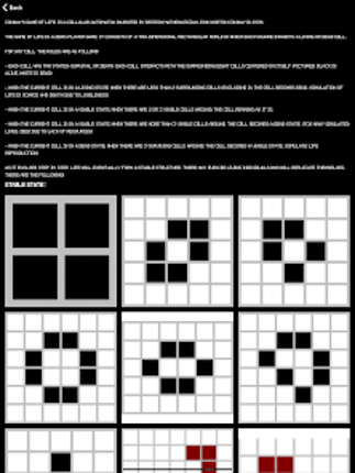 Conway's Game of Life screenshot