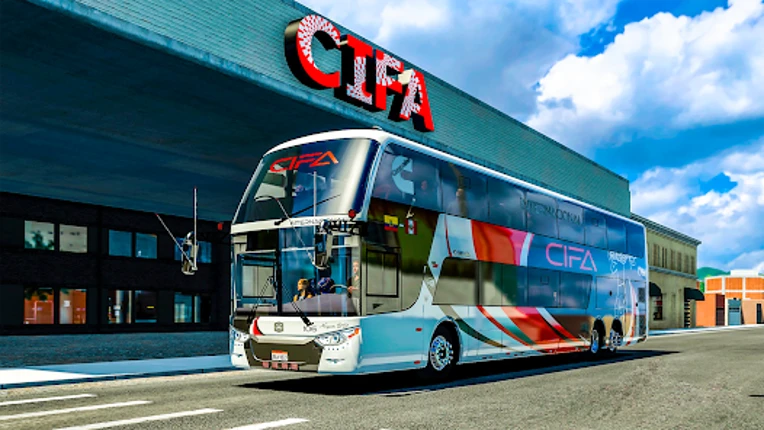 US Highway Bus drive 3D Game screenshot
