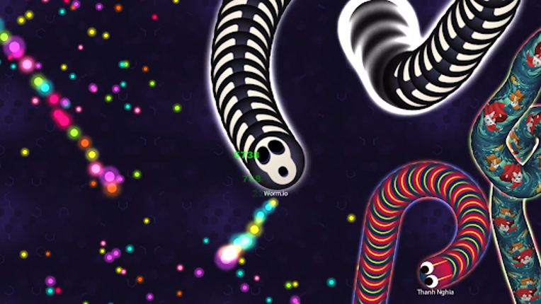 Worm.io - Snake & Worm IO Game Image