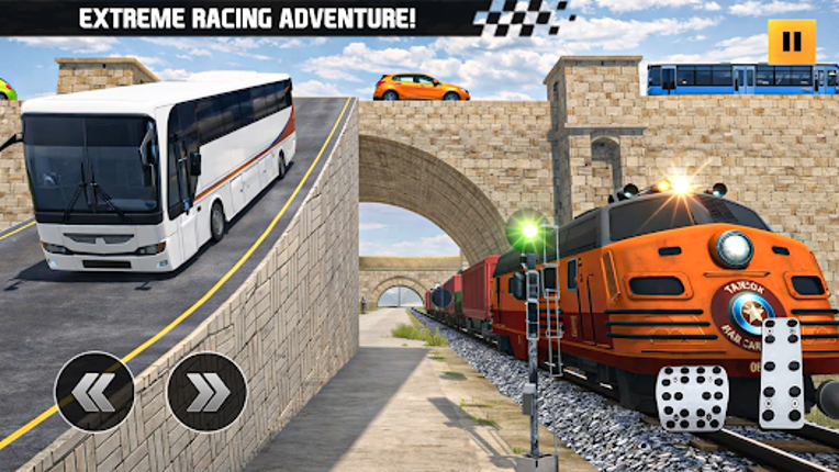 Train vs Bus Racing Simulator screenshot
