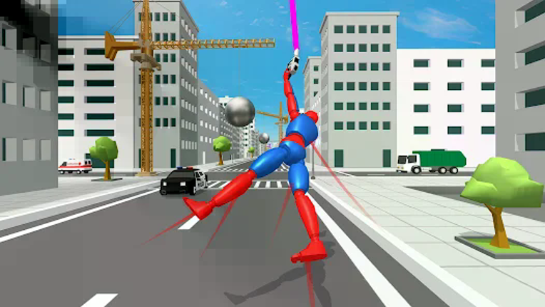 Grapple Swing Hero Action Game screenshot