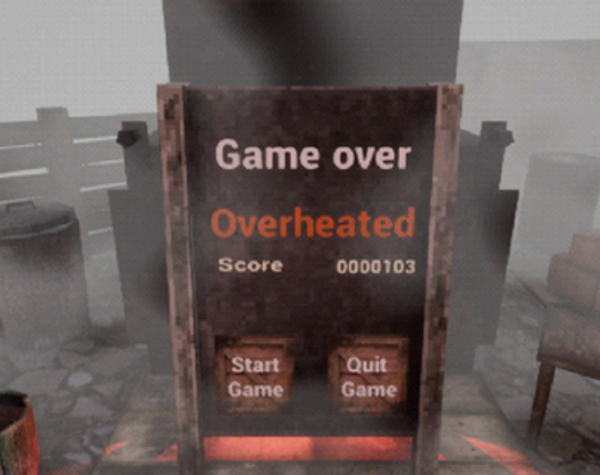 A Simple Game Where You Throw Cards Into A Furnace Until It Goes Out Or Explodes screenshot