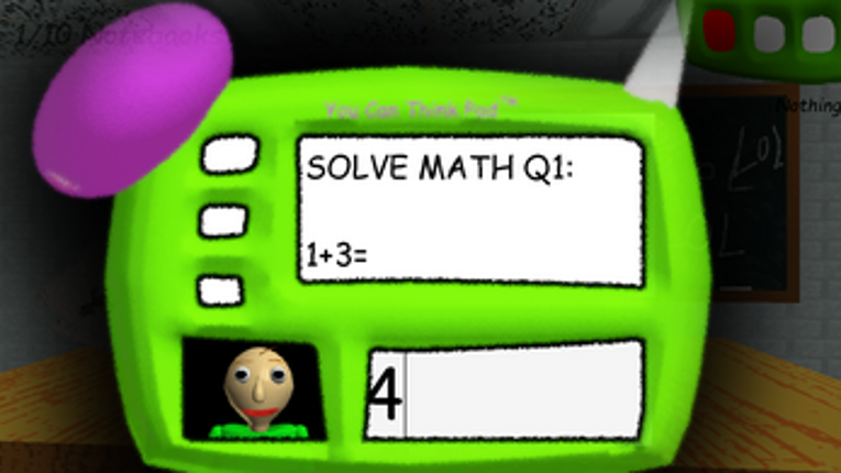 Baldi's Basics the long stretch screenshot