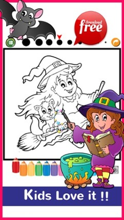 Halloween Coloring Book Free For Kids And Toddlers screenshot