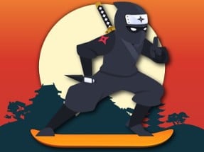 Lava And Ninja Skateboard Image