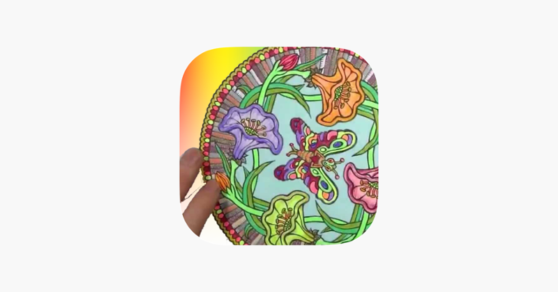 Mandala coloring book-design Image