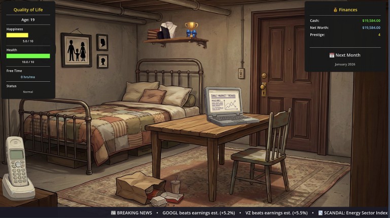 SELF MADE: Investment Life Sim screenshot