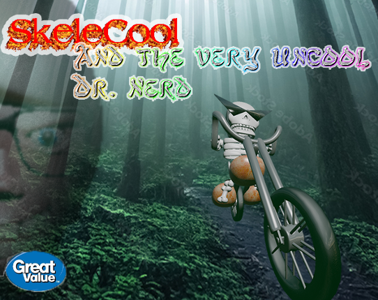 Skelecool and the very uncool Dr. Nerd. Image