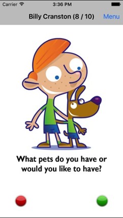 WH Questions at Home Fun Deck screenshot