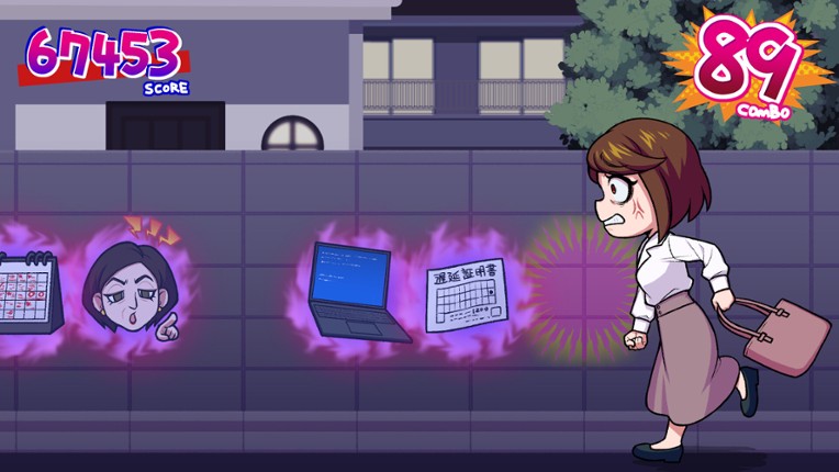 Burnout Inferno Office Girl screenshot