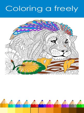 Animal Colorful - Coloring Book for Adults screenshot