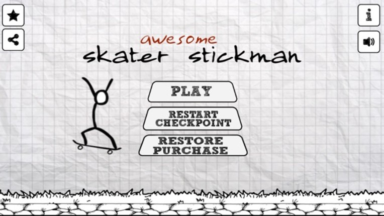 Awesome Skater Stickman screenshot