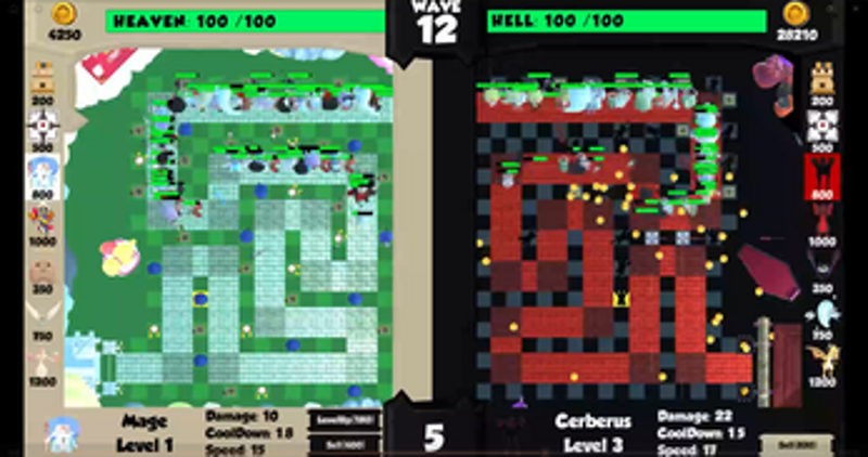 Celestial Siege: Angelic vs Demonic Défense screenshot