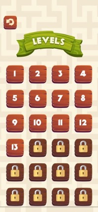 Classic game labyrinth for 3D Image