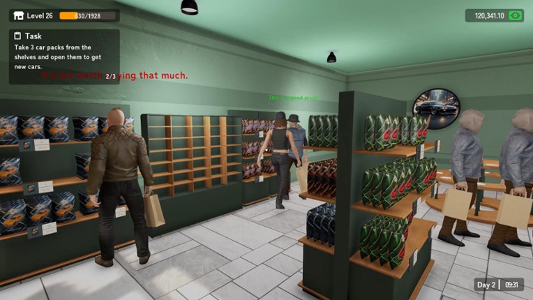 Collectible Cars Shop Simulator screenshot