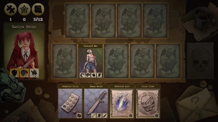 Eerie Cards: The Lovecraftian Dungeon Crawler Game Image