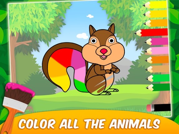 Forest:Toddlers Coloring Games Image