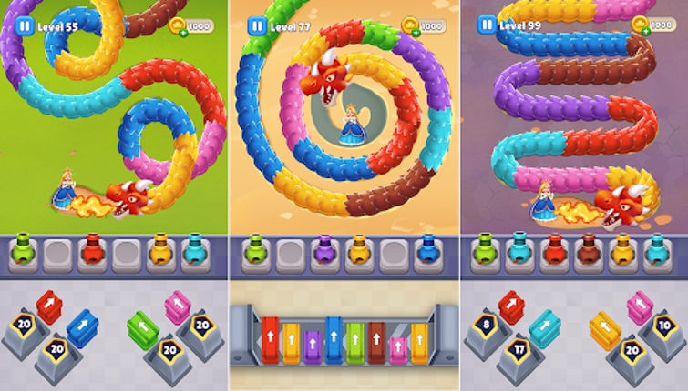 Queen Rescue: Dragon Puzzle screenshot