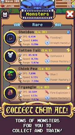 Epic Monster TD - RPG Tower De screenshot