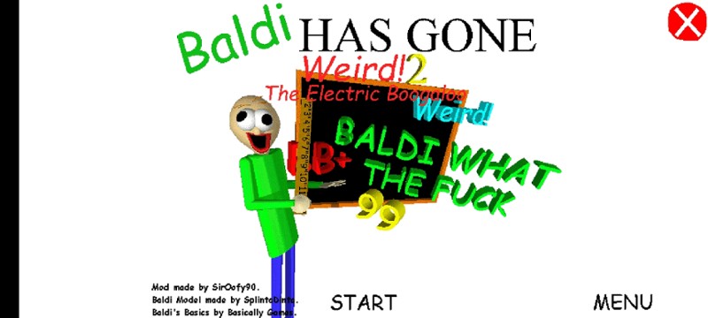 Baldi's HAS GONE Weird 2 Android Port Game Cover