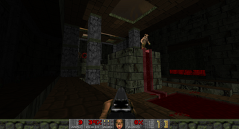 Doom 2 wad: Crimson Temple screenshot