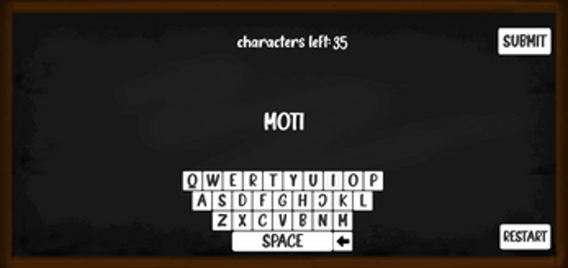 Missing Letters screenshot