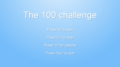 The 100 challenge Image