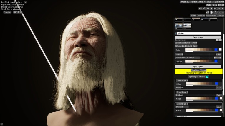 HAELE 3D - Portrait Studio Pro - Drawing References screenshot