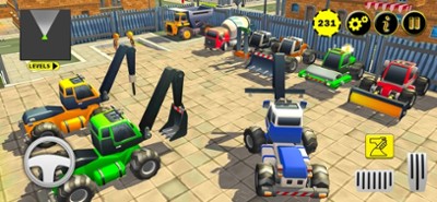 Heavy Construction Machines 3D Image