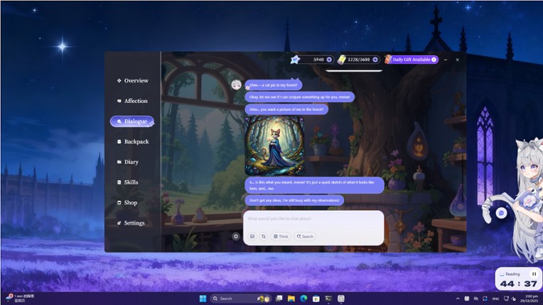 Molili AI Friends: Your AI Desk Pal screenshot
