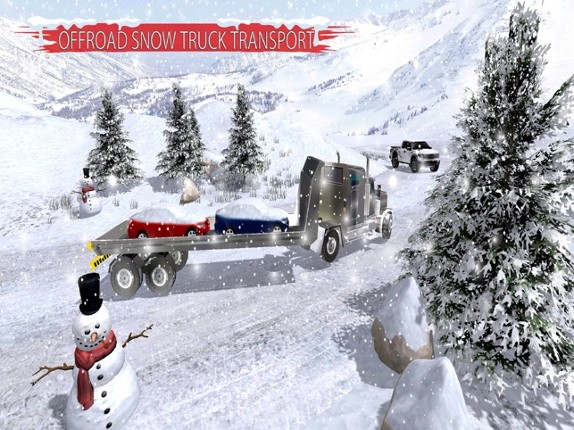 Winter Snow Giant Truck Drive screenshot