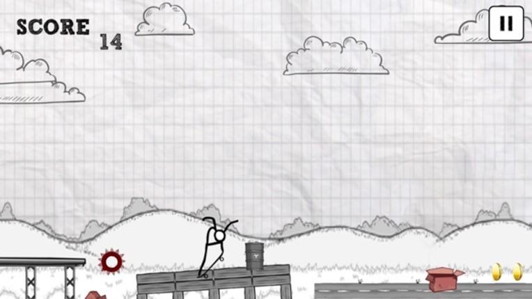 Awesome Skater Stickman screenshot