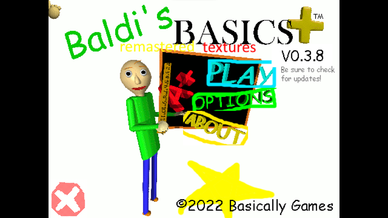 Games like Baldi's basics plus remastered textures