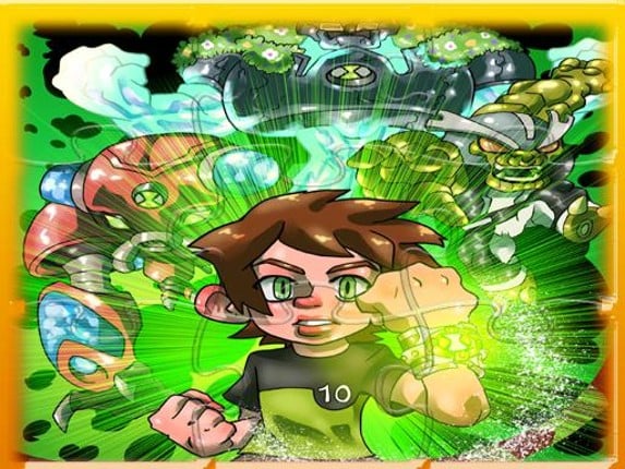 Ben 10 Match 3 Puzzle Game Image