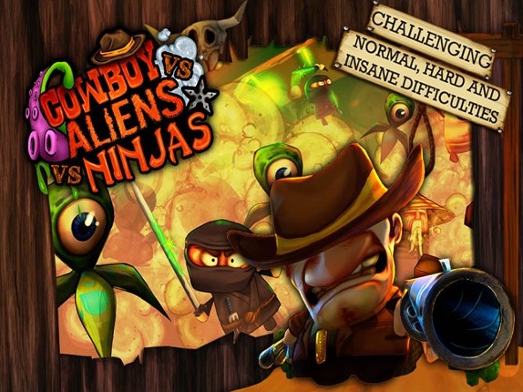 Cowboy Vs Aliens Vs Ninjas Image