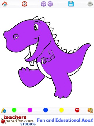 Dinosaurs Coloring Book screenshot