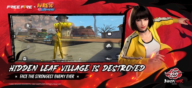 Free Fire x NARUTO SHIPPUDEN screenshot